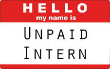 unpaid intern